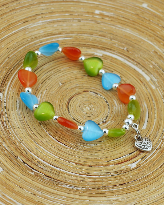 Armband Harten Zilver Color - HanneHaves