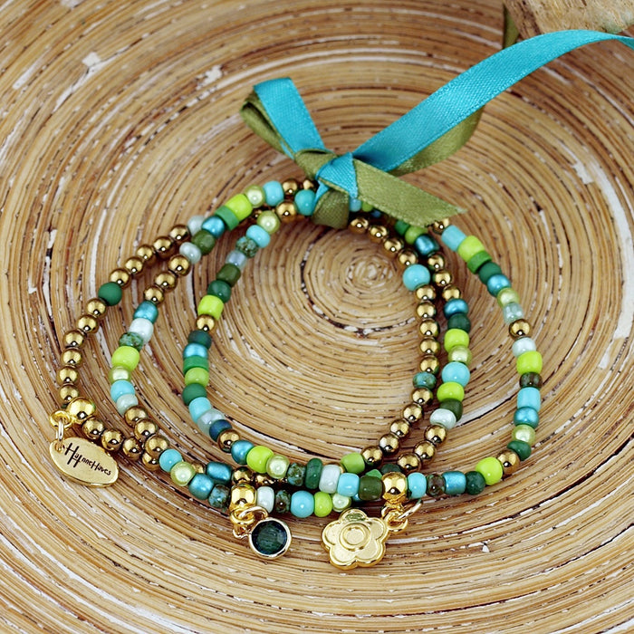 Armbandenset Fantasy Floral Green