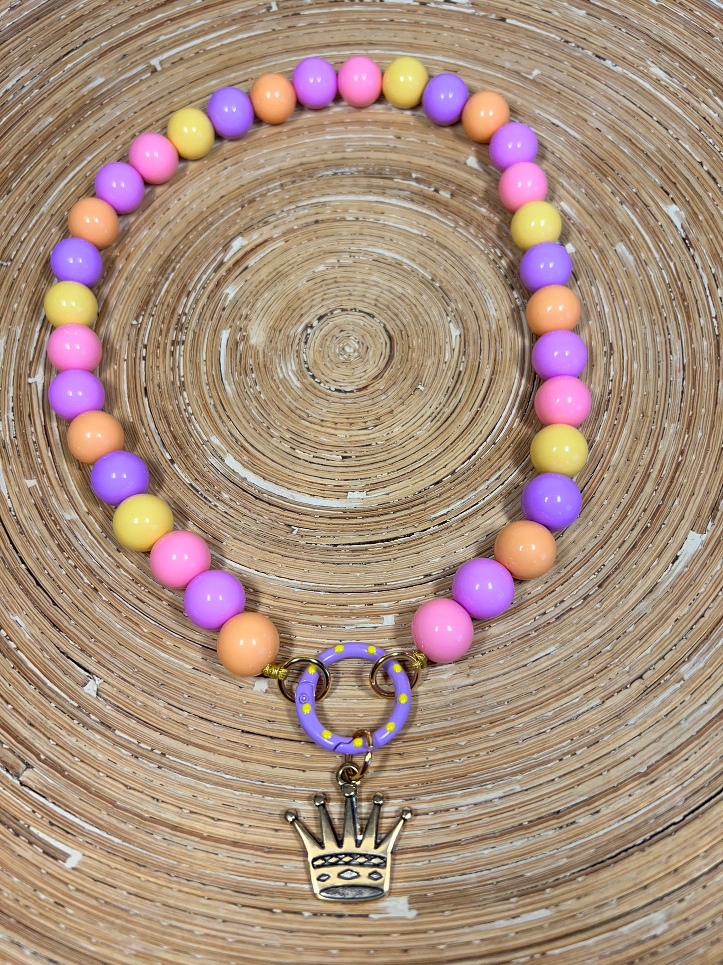 Ketting Big Beads kroon 14 mm