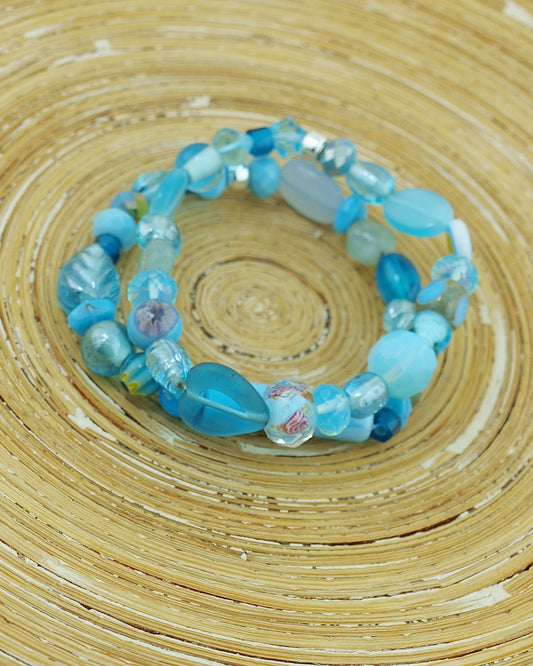 Armbandenset Bohemien Blauw - HanneHaves