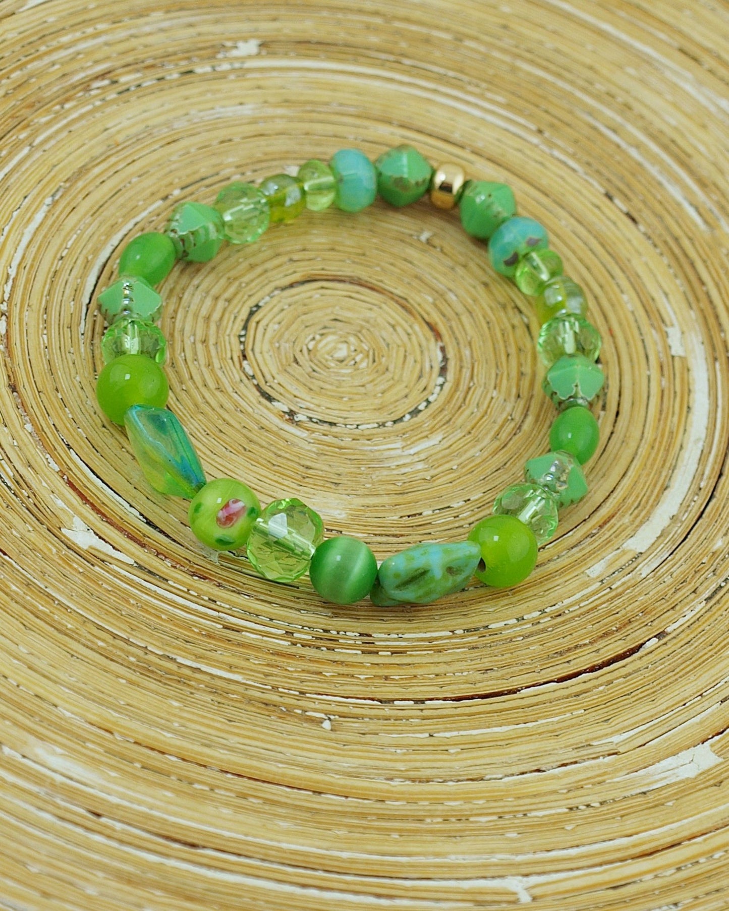 Armbandenset Bohemien Groen - HanneHaves