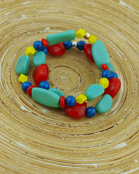 Armbandenset Bohemien Multi Color - HanneHaves