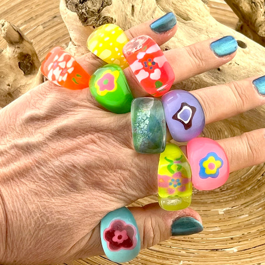 Flower Power ring - HanneHaves