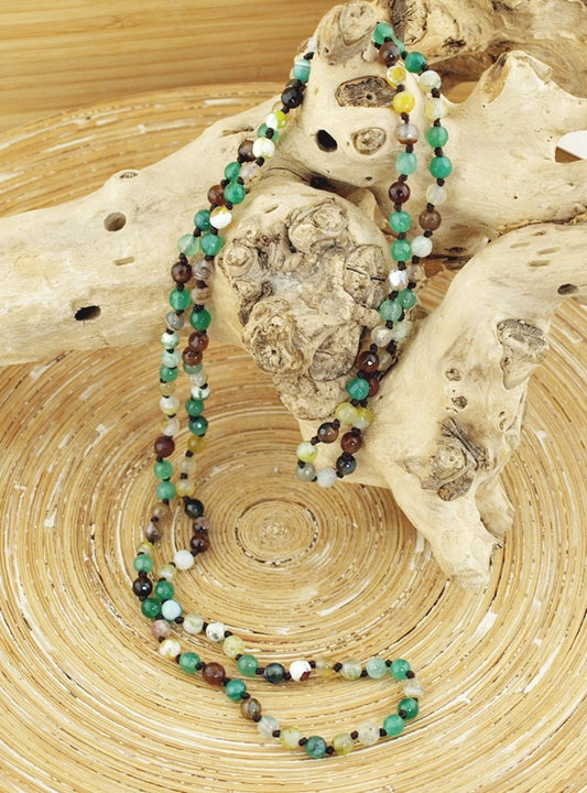 Lange ketting Natuur kleuren - HanneHaves