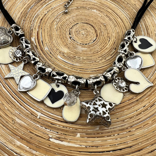 Ketting Big hearts, Star - HanneHaves