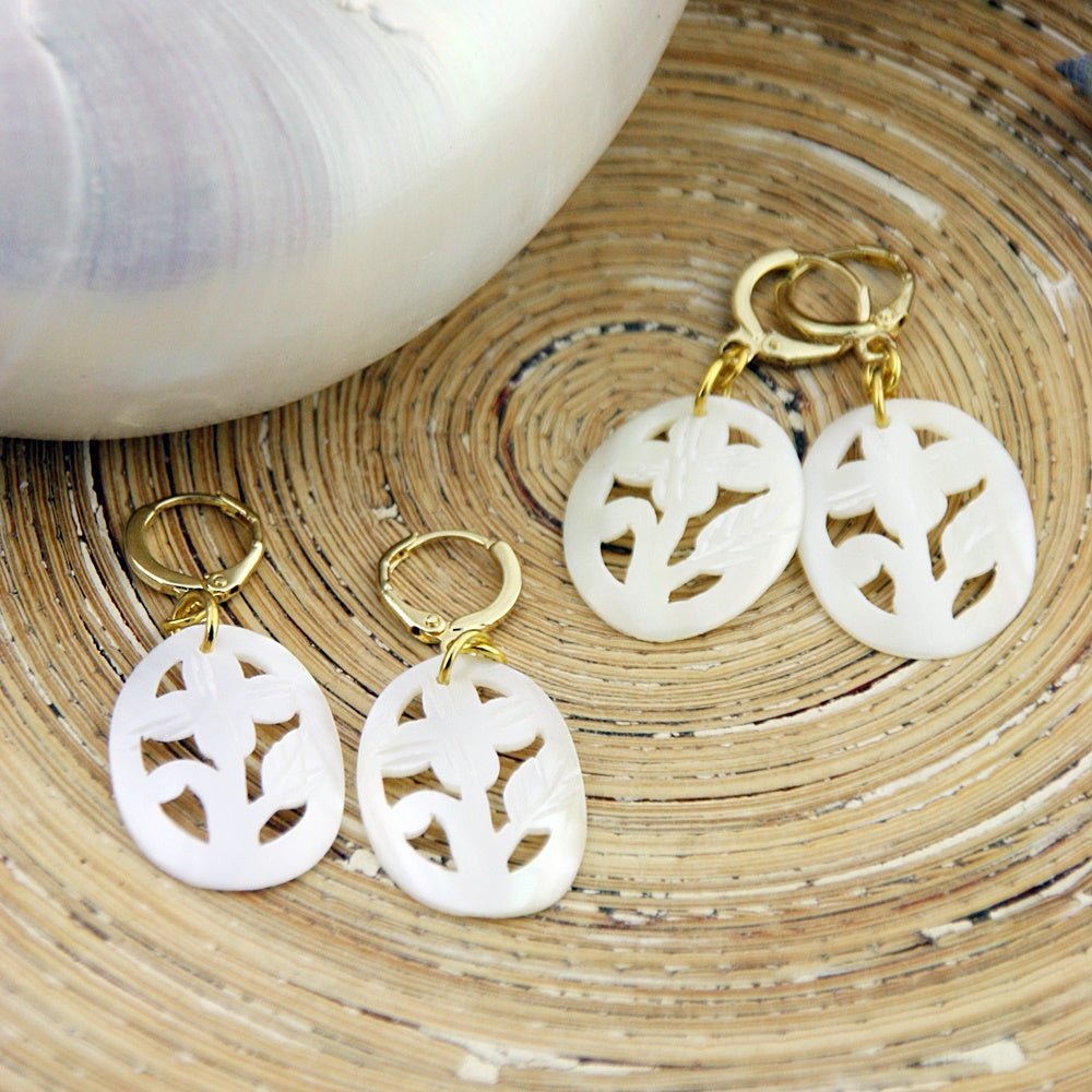 Ketting Pearls Color Flower Shell - HanneHaves