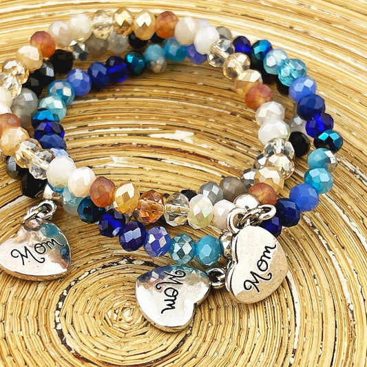 Armband Lieve mamma kleur - HanneHaves