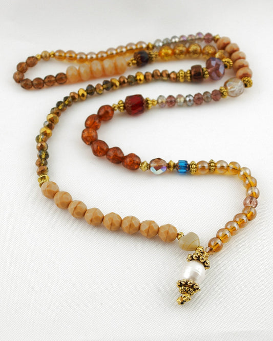 Ketting Bohemian stijl bruin - HanneHaves