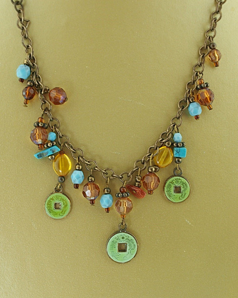 Ketting Bronze Chinees lang