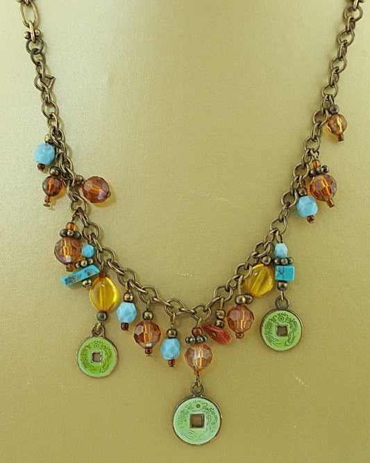 Ketting Bronze Chinees lang - HanneHaves