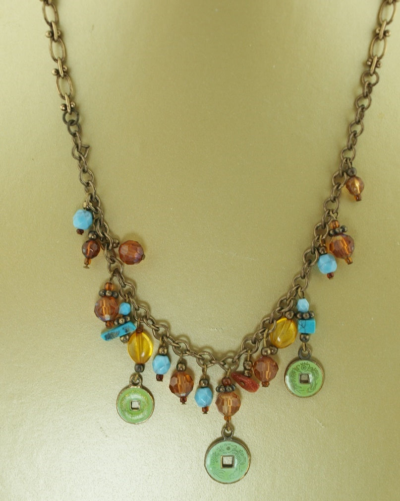 Ketting Bronze Chinees lang
