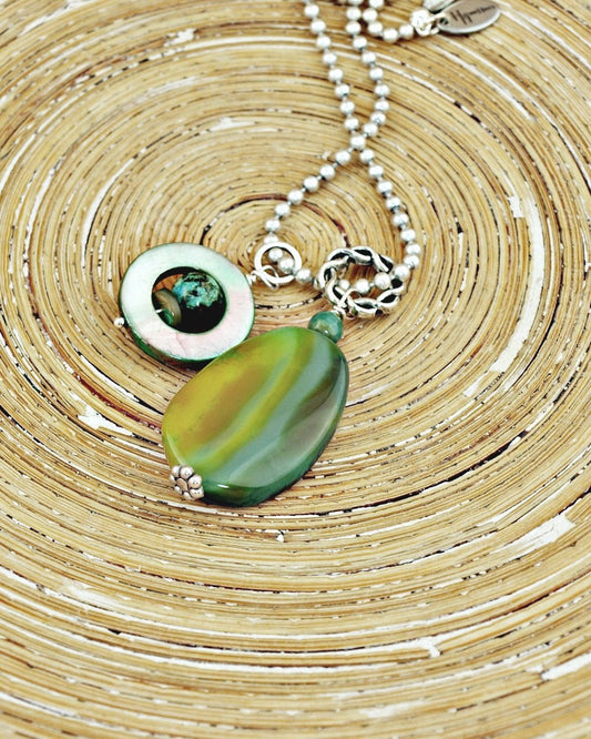 Lange ketting Green Kerry - HanneHaves