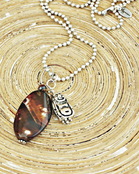 Lange ketting Brown Buddha - HanneHaves
