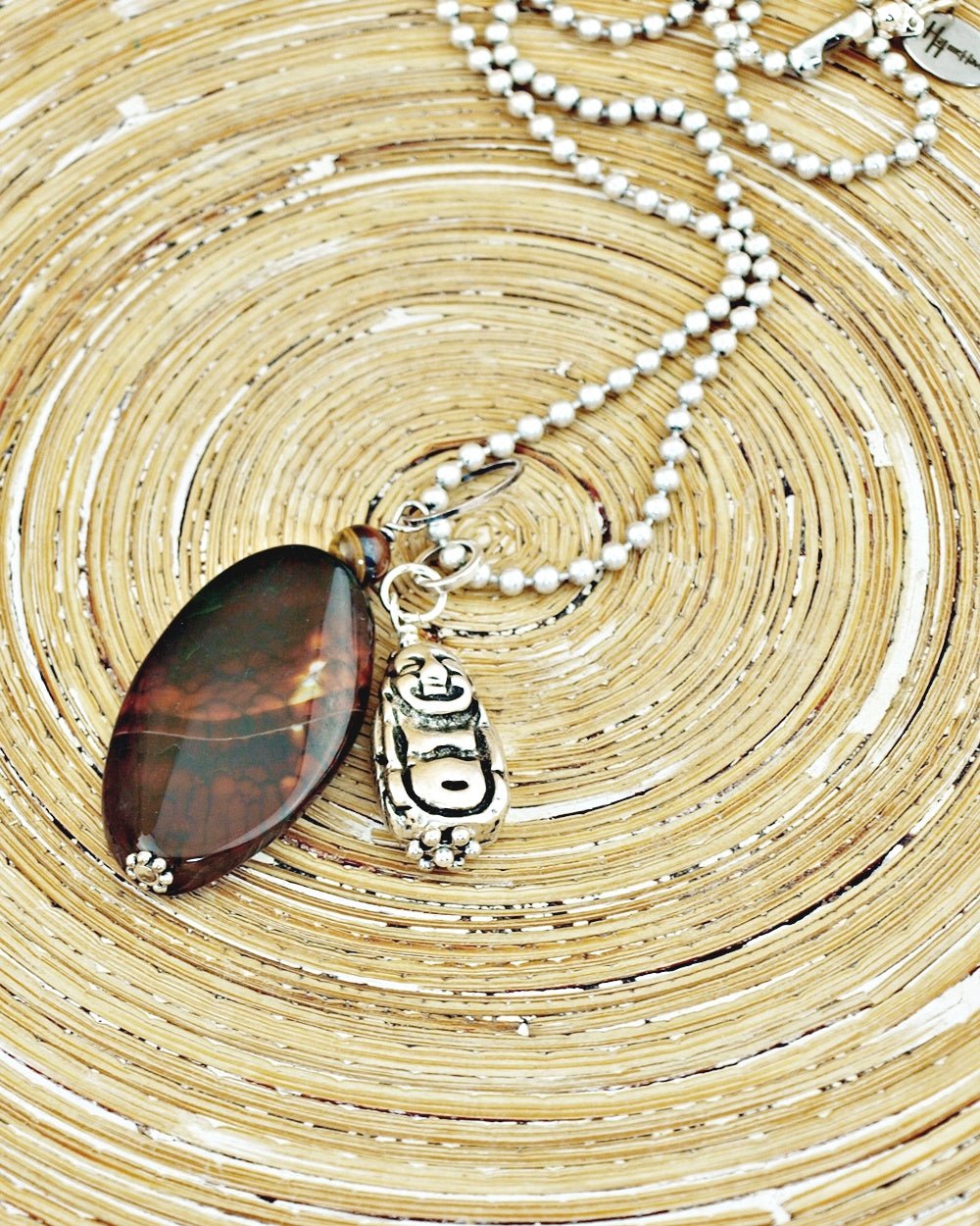Lange ketting Brown Buddha - HanneHaves