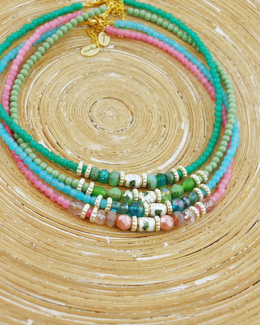 Korte ketting Boho Style Bloem - HanneHaves