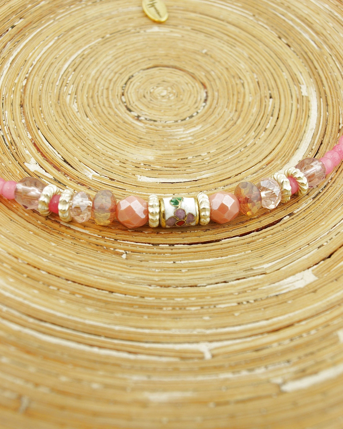 Korte ketting Boho Style Bloem - HanneHaves
