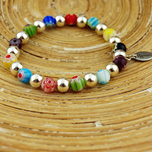 Armband Millefiori Grandes Mix - HanneHaves