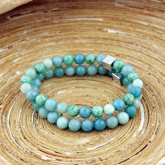 Set natuursteen armbanden Amelio - HanneHaves