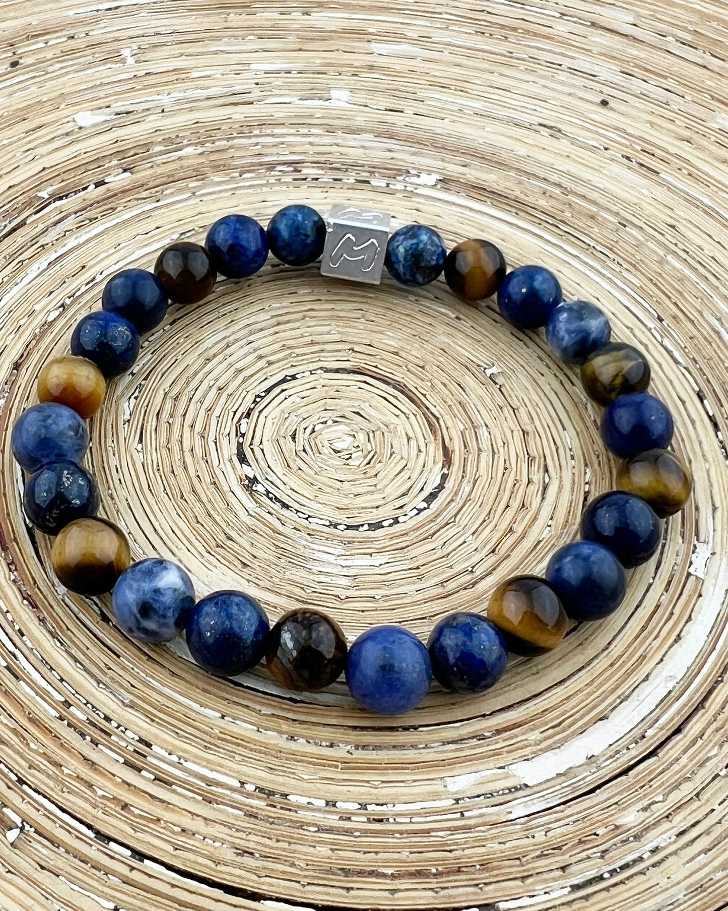 Natuursteen armband Alanzo (8MM)