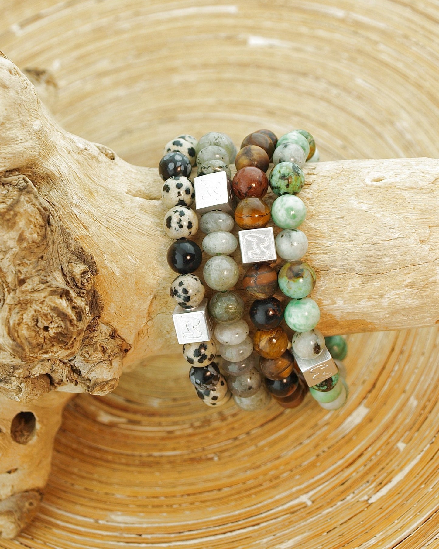 Natuursteen armband Eugenio Labradoriet (8MM) - HanneHaves