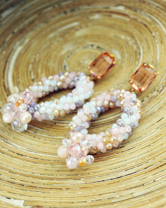 Oorbellen Pastels Ovaal Kraal - HanneHaves