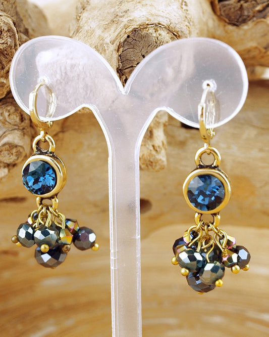 Oorbellen Swarovski Blauw Bundel - HanneHaves