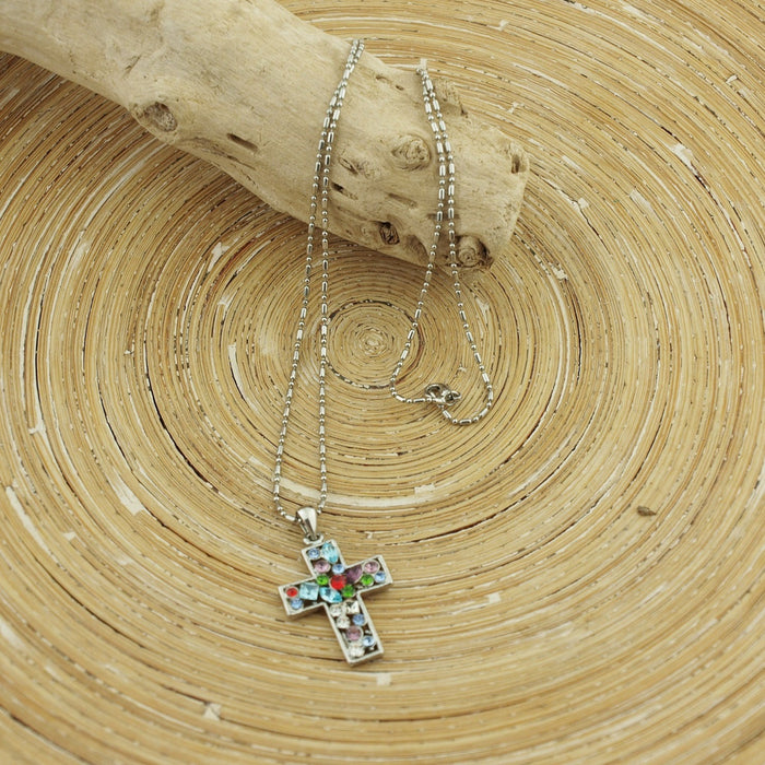Ketting silver cross