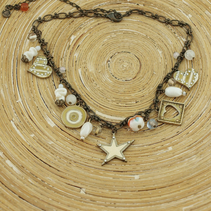 Ketting Cream bangles