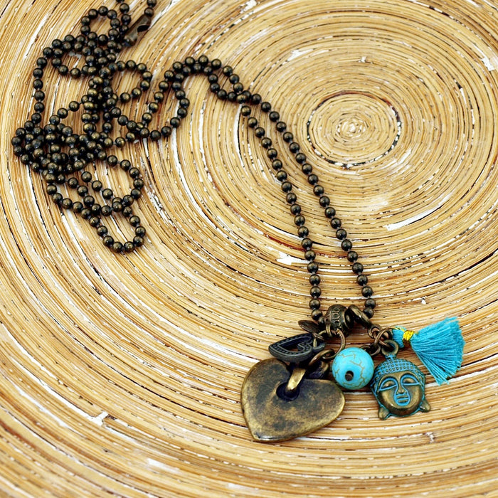Lange ketting Bronce Heart
