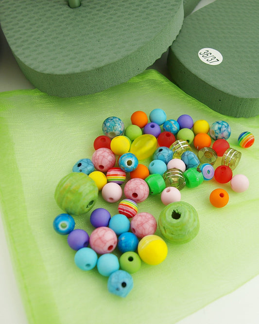 Teenslippers DIY Army green - HanneHaves