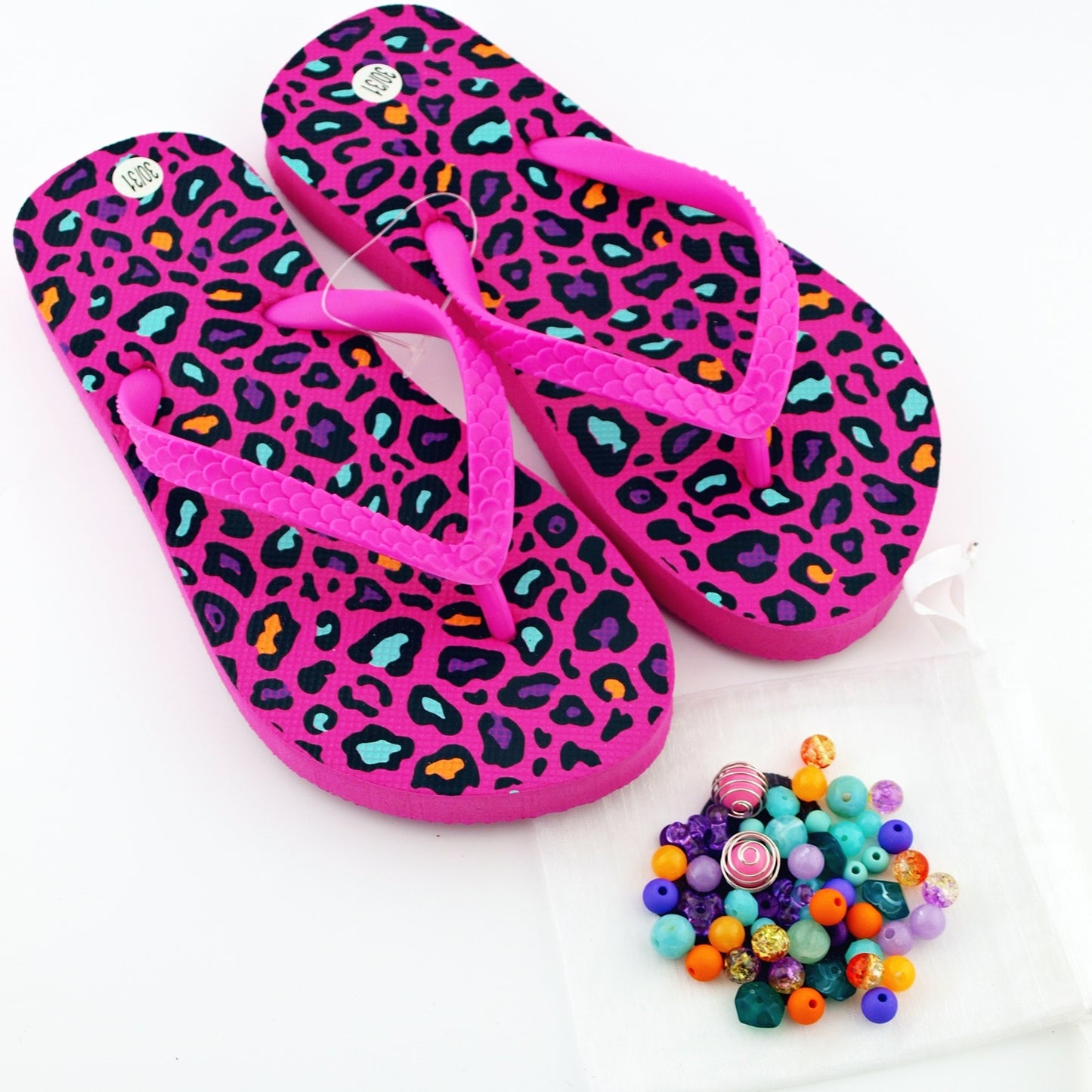 Teenslippers DIY Panter Color