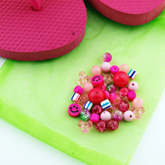 Teenslippers DIY Pink Smile - HanneHaves