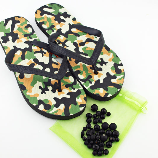 Teenslippers DIY Camouflage