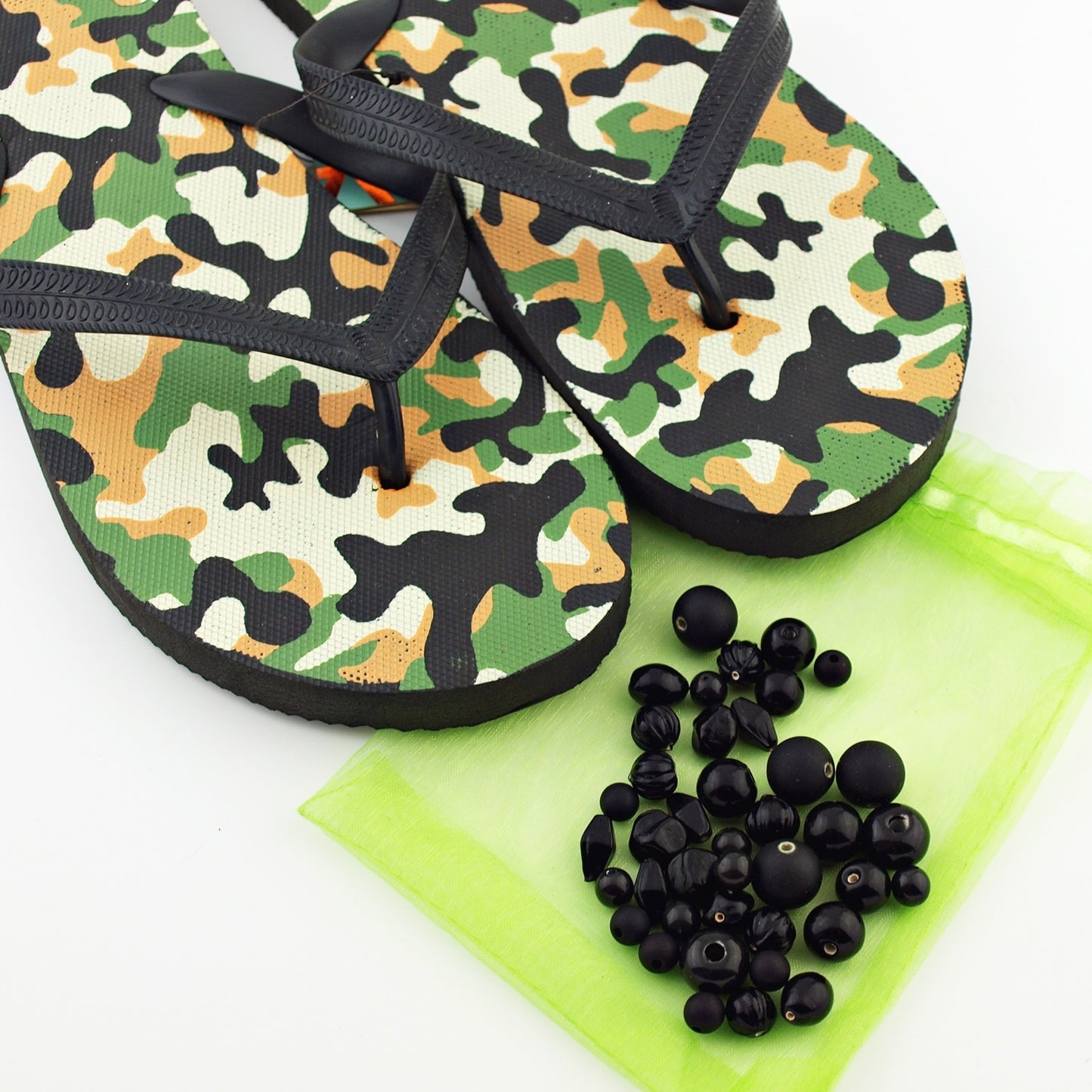 Teenslippers DIY Camouflage