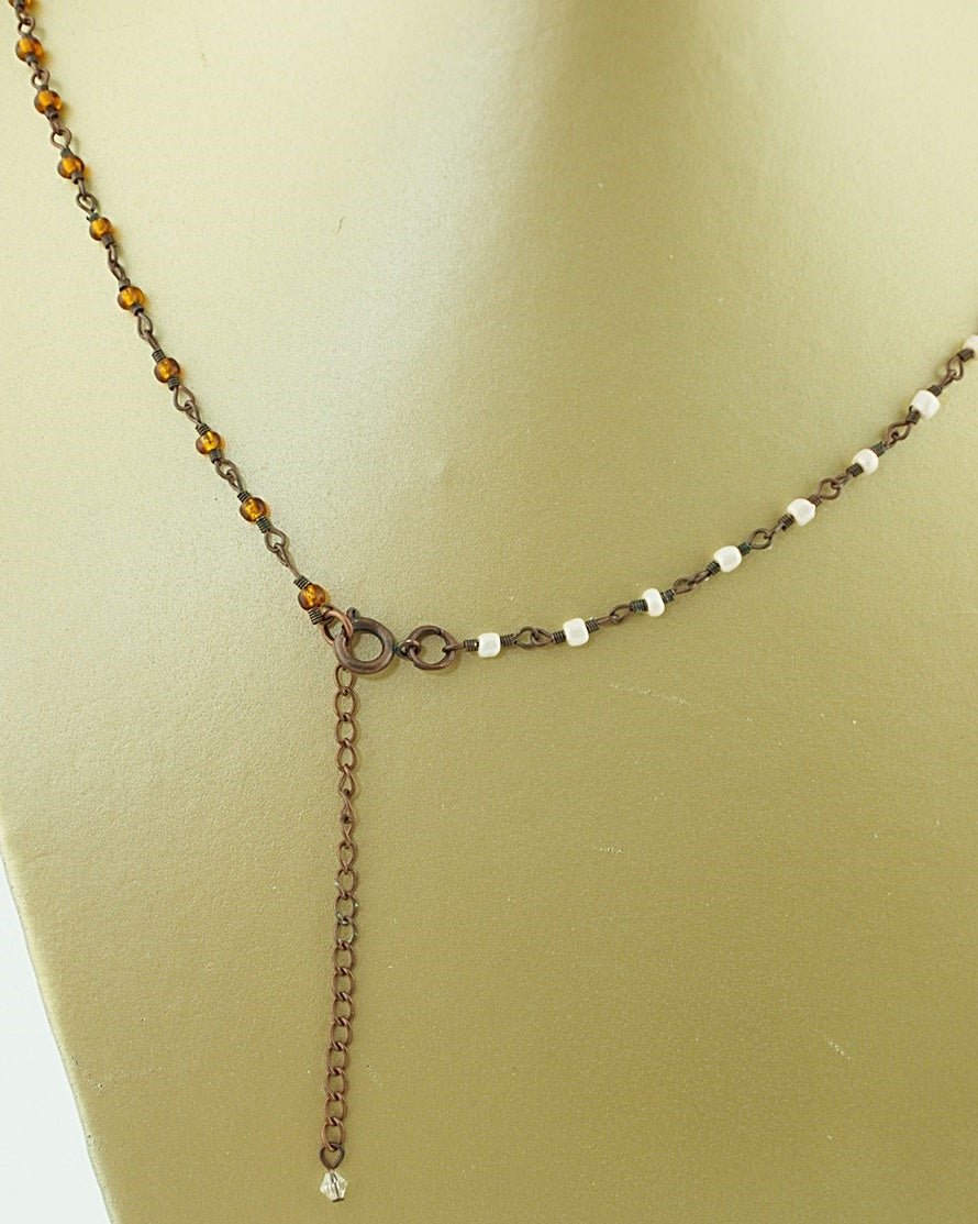 Ketting vintage Duo Duif - HanneHaves
