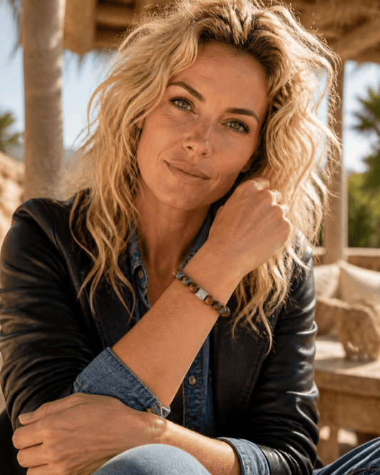Natuursteen armband Coco (8MM) - HanneHaves