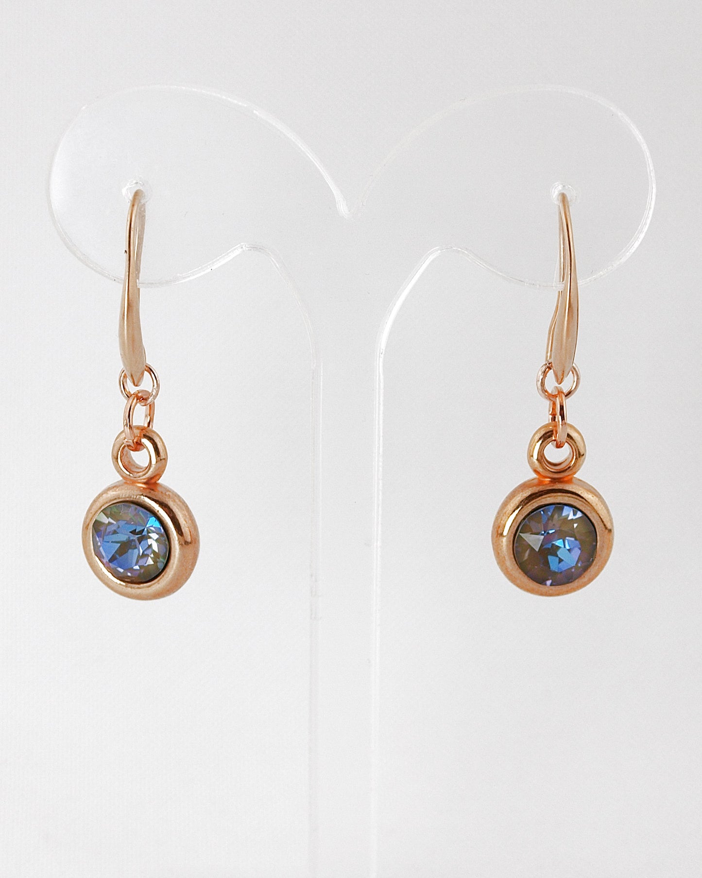 Oorbellen Swarovski Rosegoud