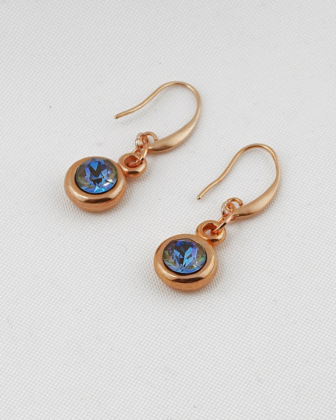 Oorbellen Swarovski Rosegoud