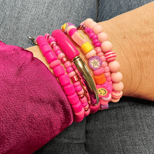 Spring set armbanden Pink - HanneHaves