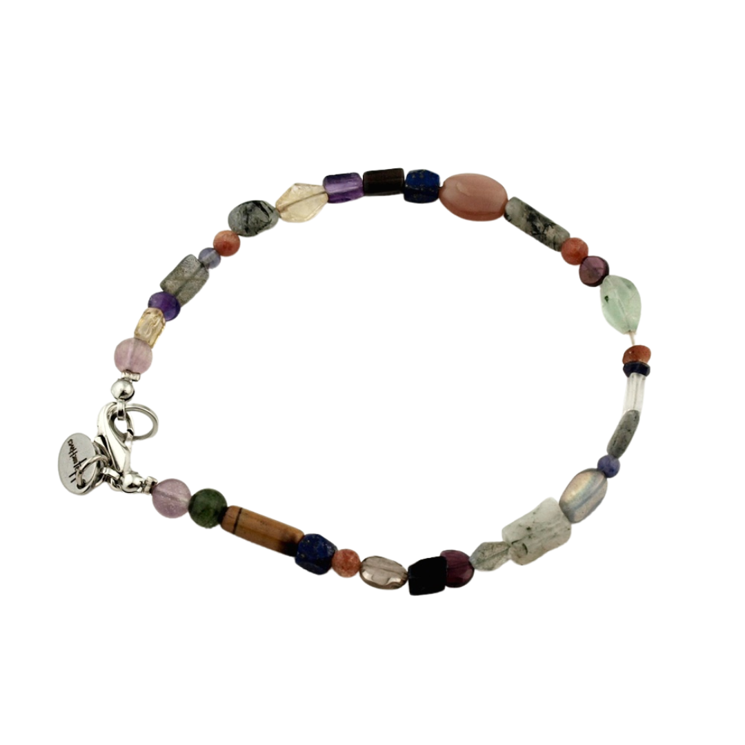 Natuursteenarmband Natures mix