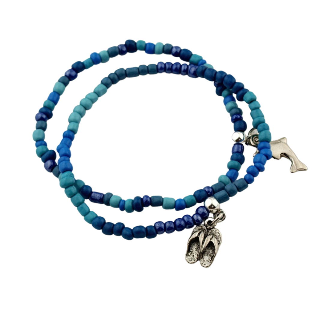 Spring set armbanden Blue