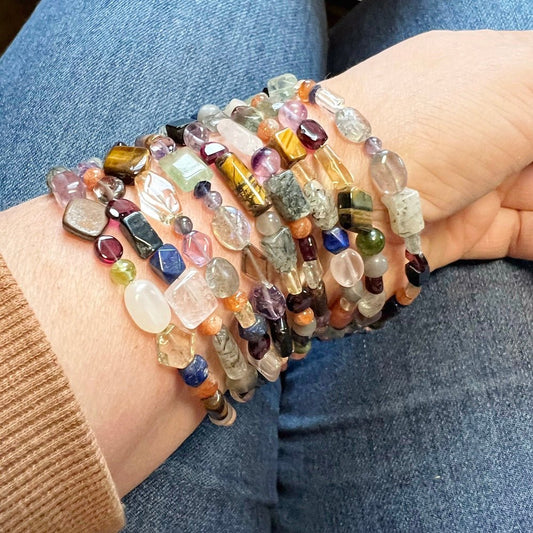 Natuursteenarmband Natures mix - HanneHaves