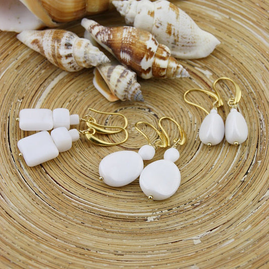 Oorbellen Whites - HanneHaves