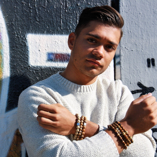 Natuursteenarmband Mario - HanneHaves