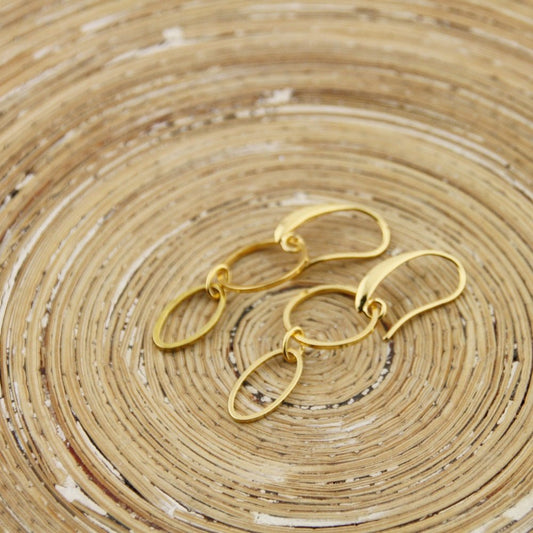 Oorbellen loops Gold - HanneHaves