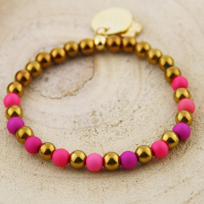 Armbandje BoHo Candy Colores de Oro