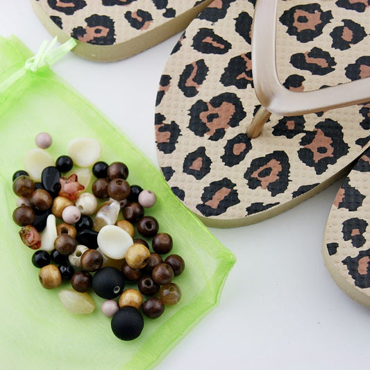 Teenslippers: Panter DIY - HanneHaves