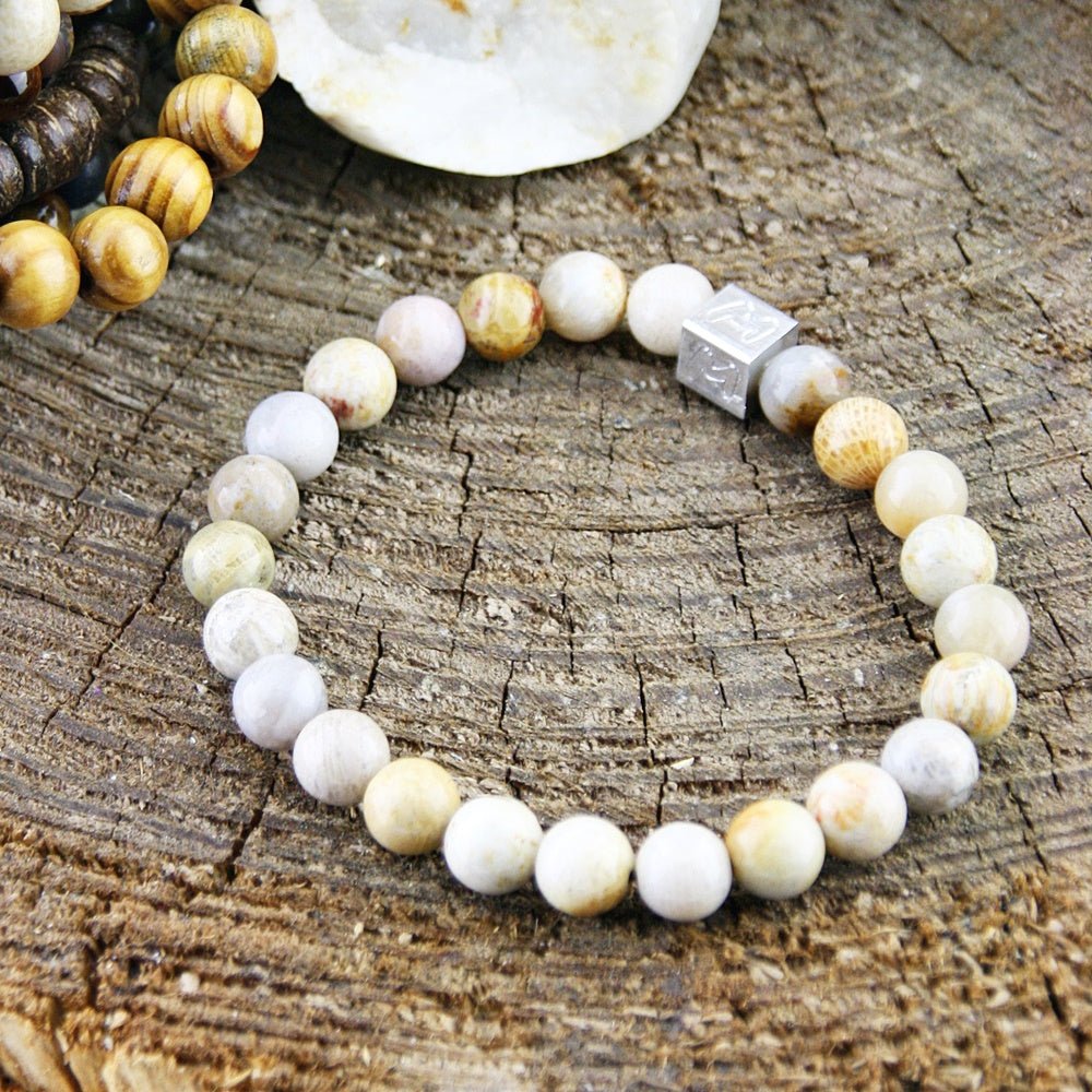 Natuursteenarmband Jess brown - HanneHaves