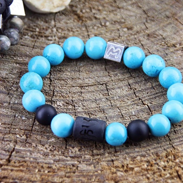 Natuursteen armband Xavi