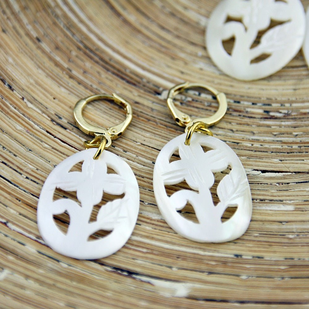 Oorbellen Flower Shell - HanneHaves